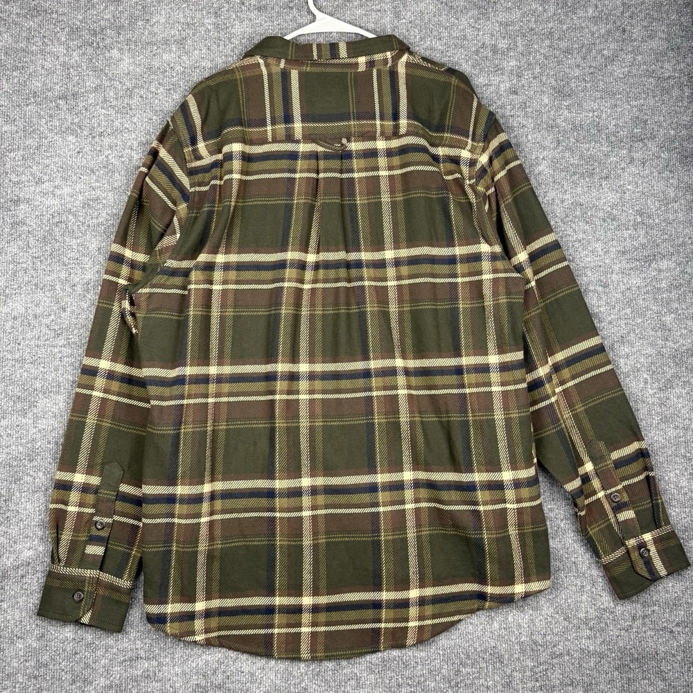 Orvis Big Bear Heavyweight Flannel Shirt Men XL Tall Pine Plaid NWT 1312517 - Picture 12 of 12